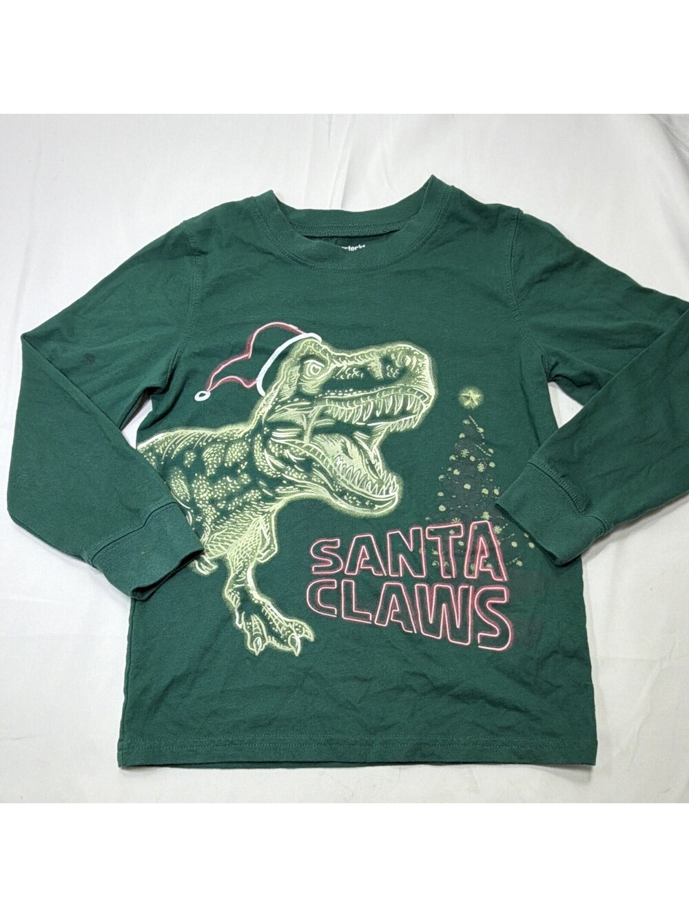 Carter's Boys' Long Sleeve Jersey Glow in the Dark, Size 7